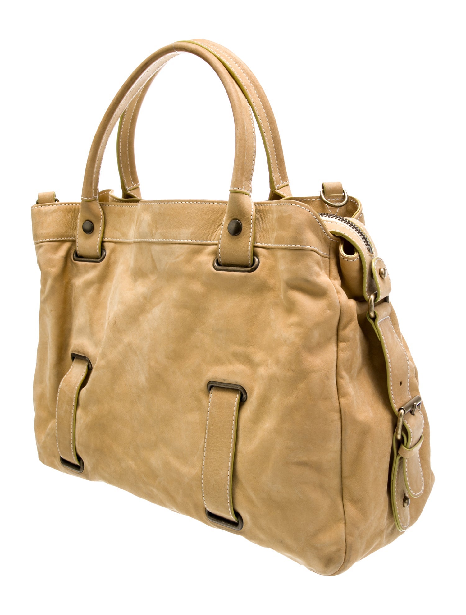 Theory Suede Messenger Bag